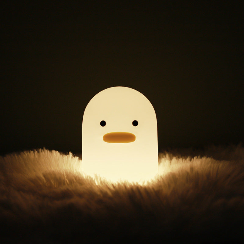 Lovely Cartoon Dull Duck Led Night Light