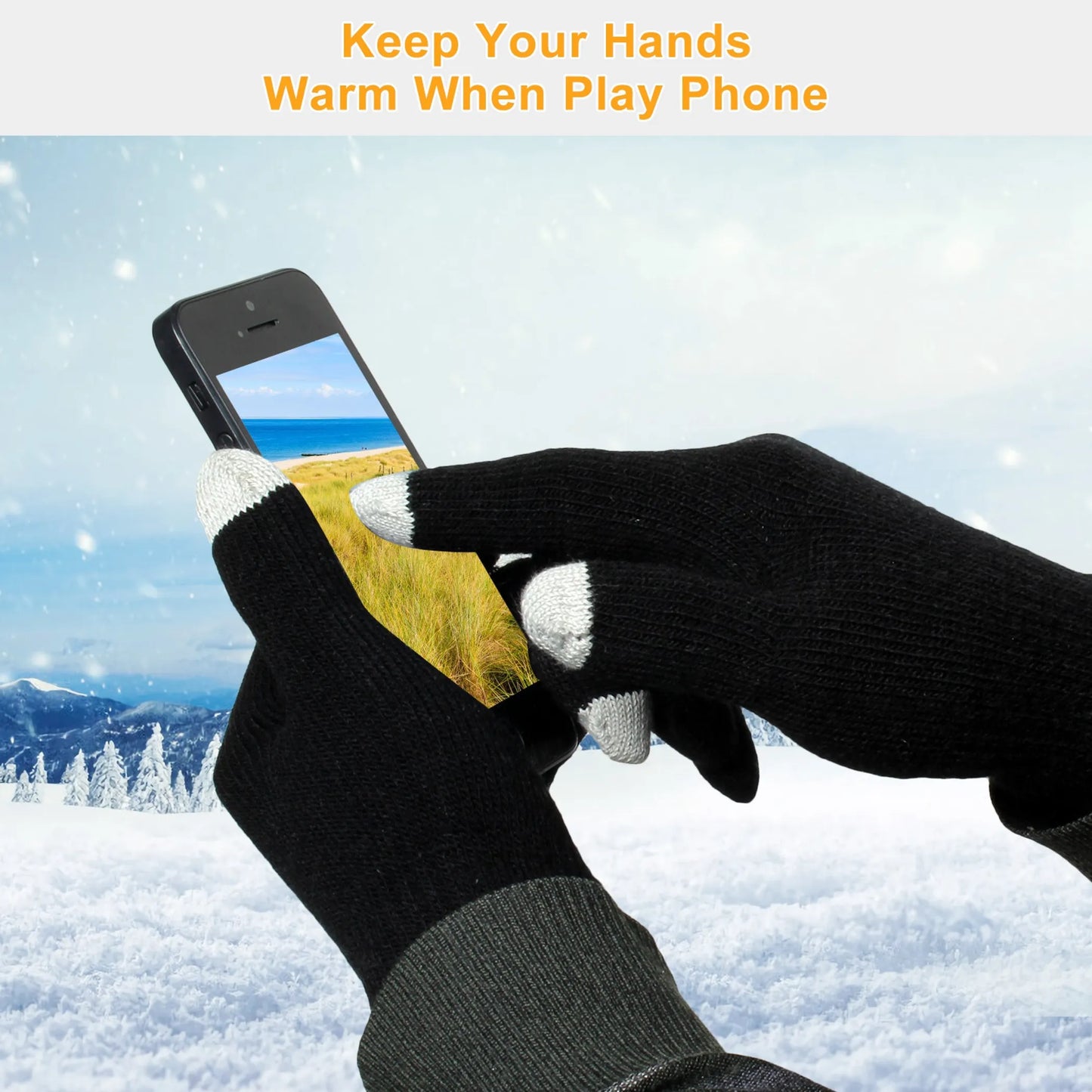 Unisex Touch Screen Gloves