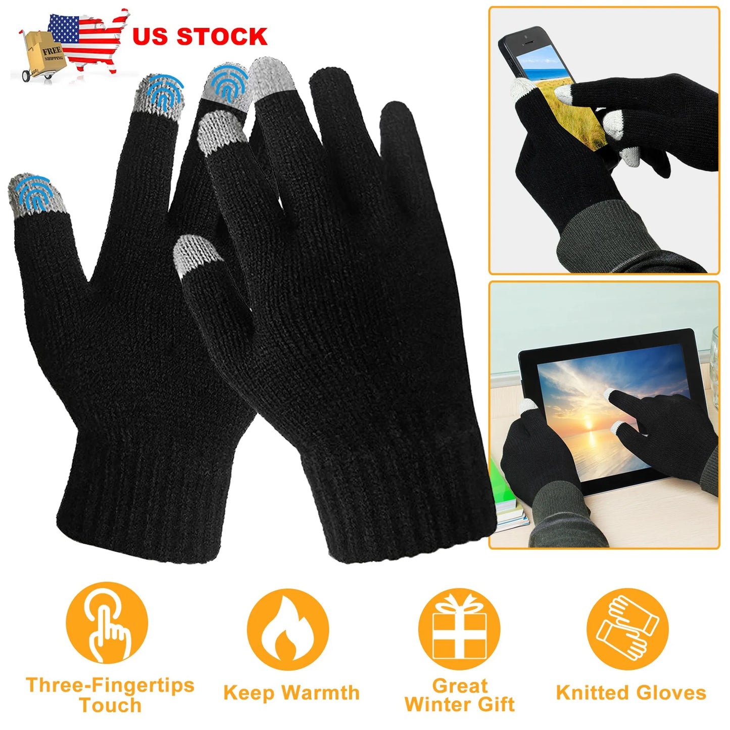 Unisex Touch Screen Gloves