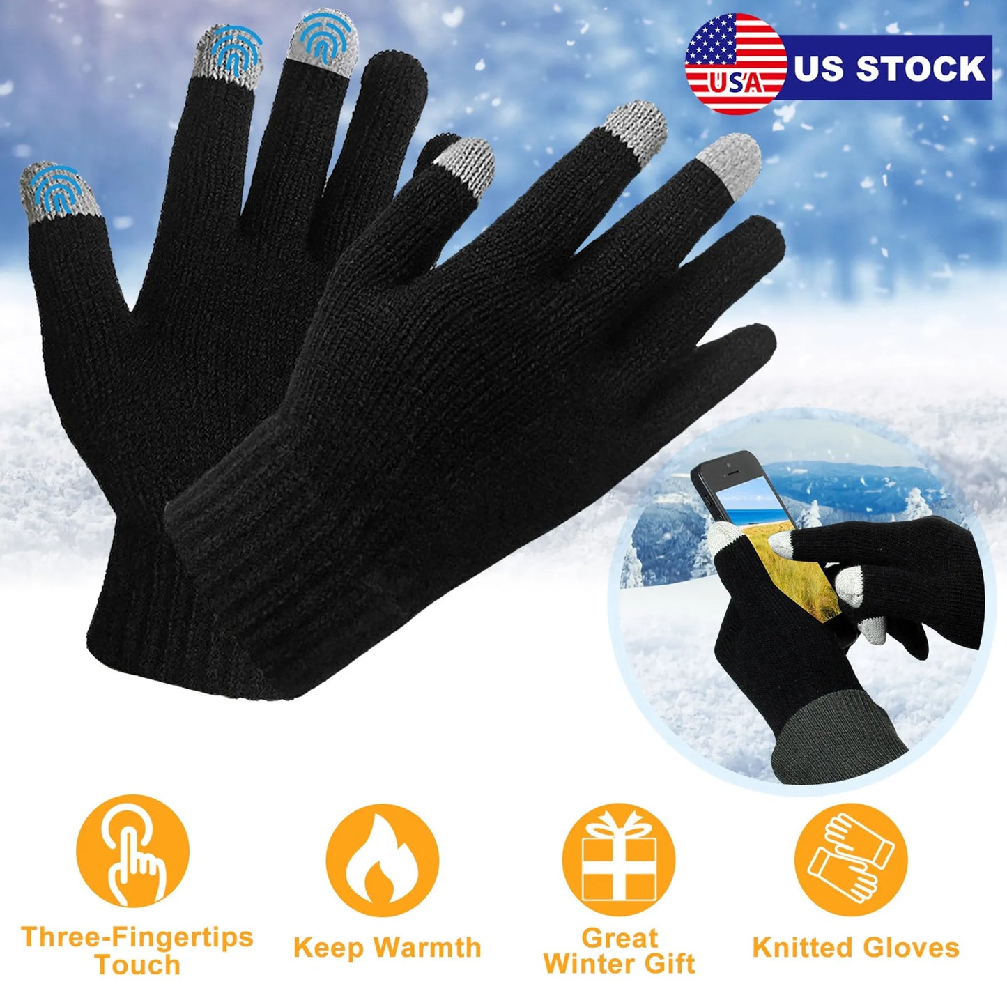 Unisex Touch Screen Gloves