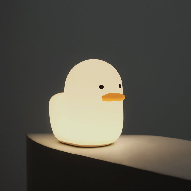 Lovely Cartoon Dull Duck Led Night Light