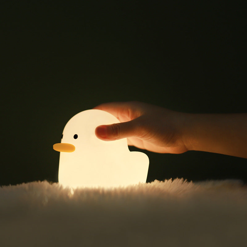 Lovely Cartoon Dull Duck Led Night Light